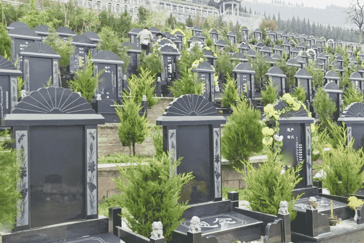 西安高桥墓园官网墓区环境图
