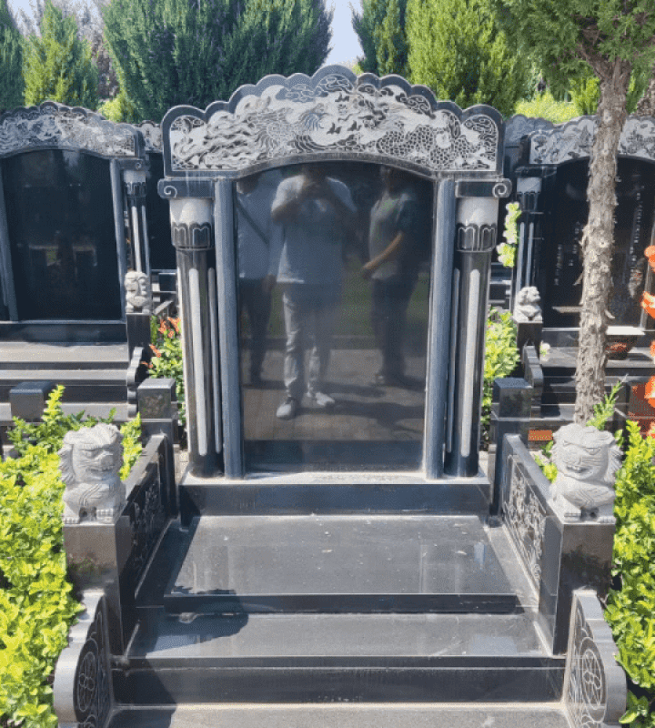 西安高桥墓园官网传统立碑墓型6号